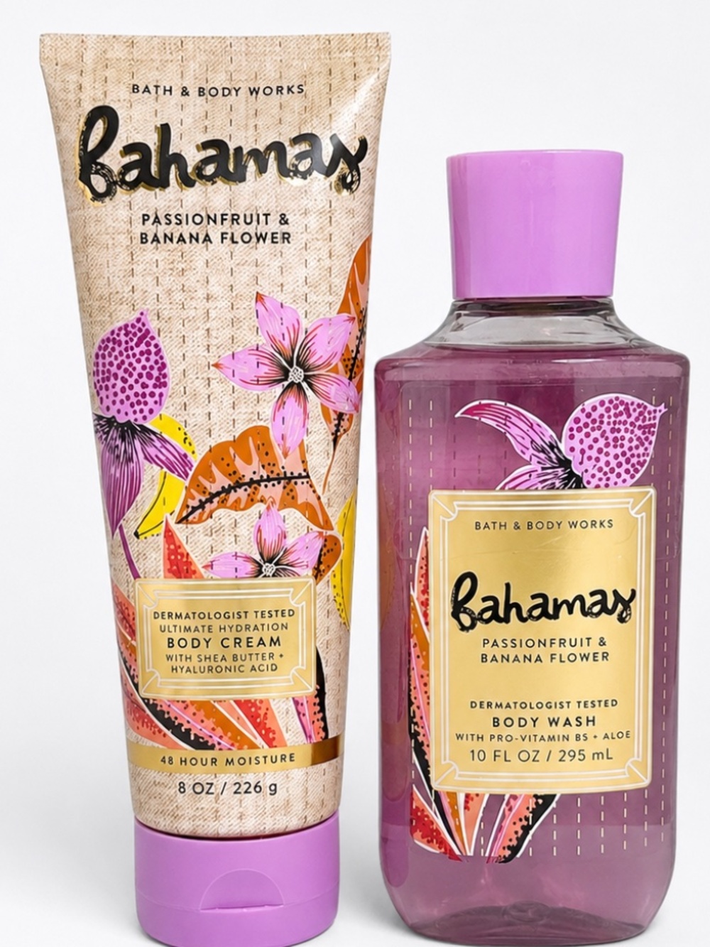 NWT Online Exclusive. Body Works Bahamas Body Cream & Wash Set